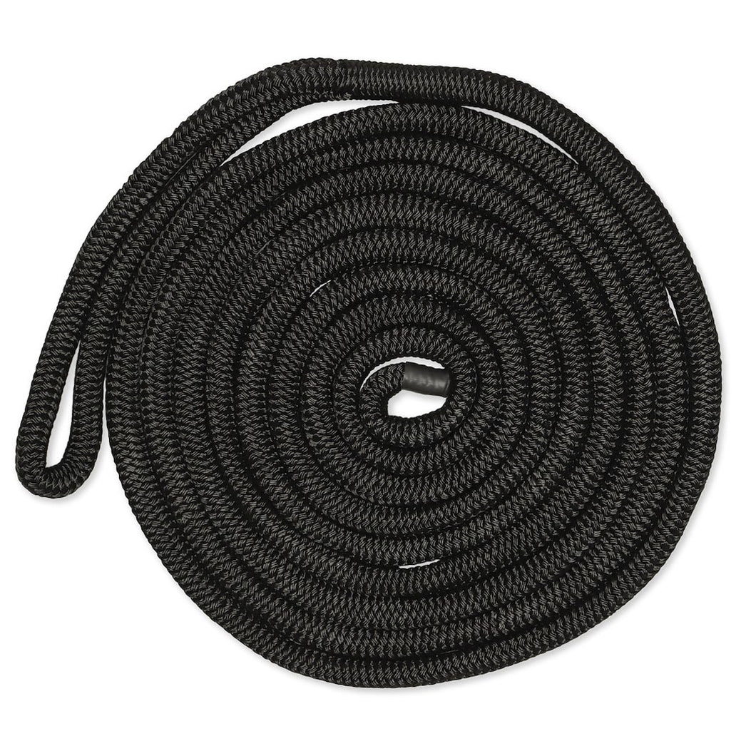 3/8IN-25FT DBLBRD CMP DOCKLINE BLK