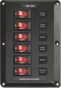 PANEL BELOW DECK 12VDC 6PC