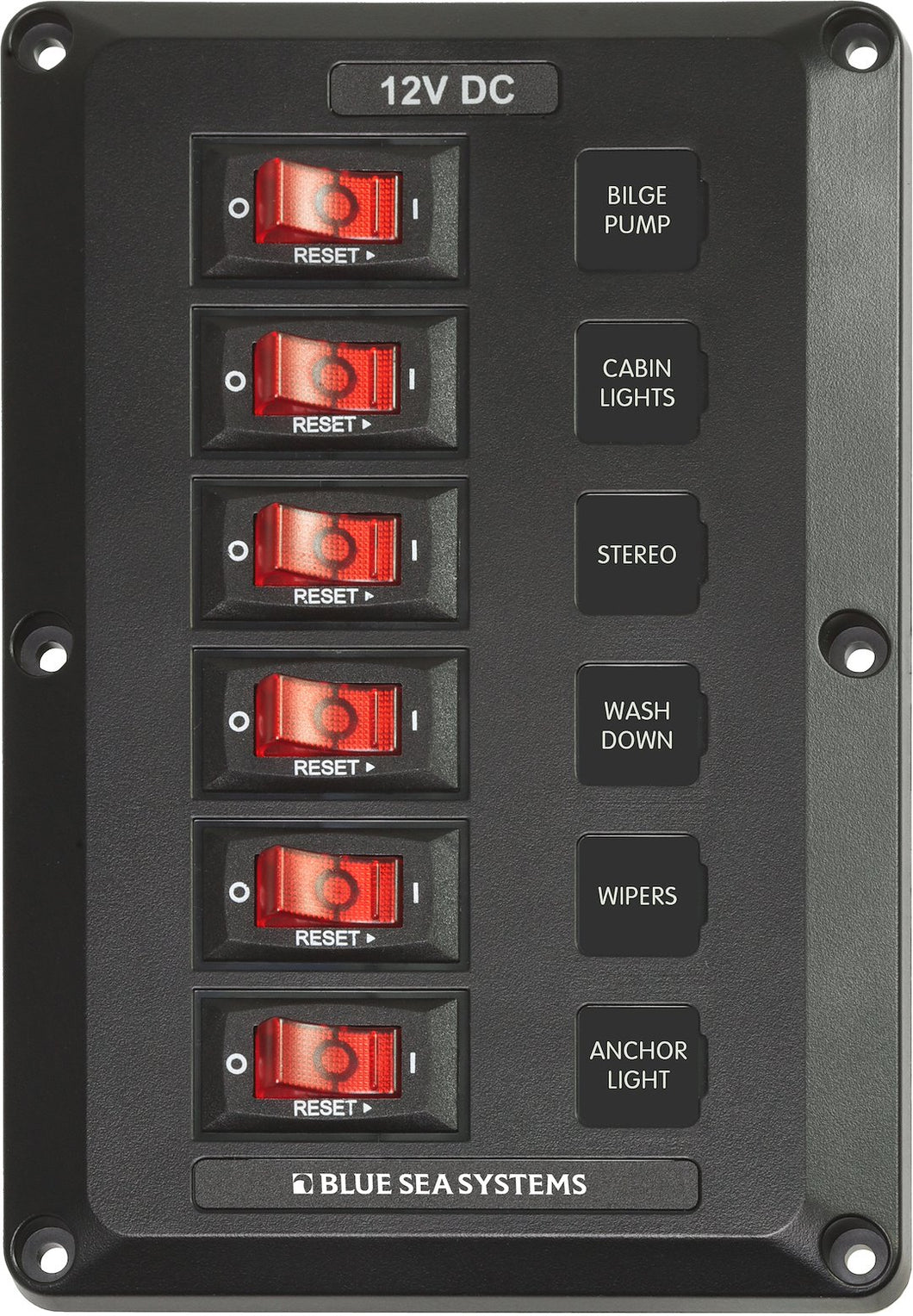 PANEL BELOW DECK 12VDC 6PC