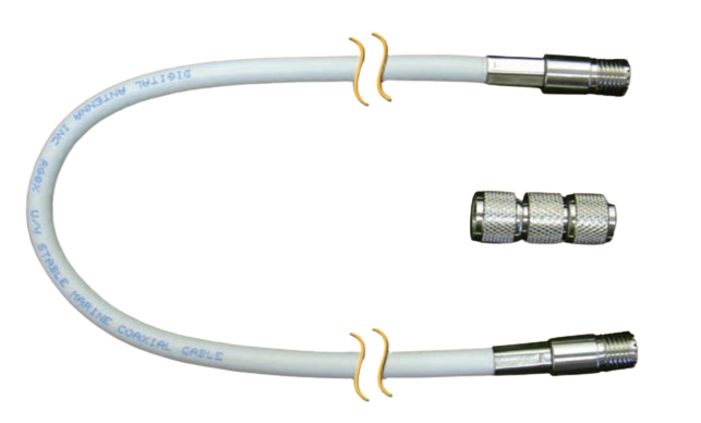 20' RG-8X EXTEN COAX W/MIN UHF FEM