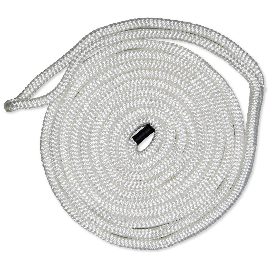 3/8IN-15FT DBLBRD CMP DOCKLINE WHT