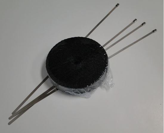 1' X 25 FT.  BLACK EXHAUST WRAP KIT