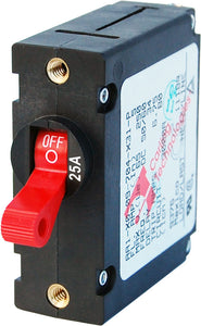 CIRCUIT BREAKER AA1TOGGLE 25A RED