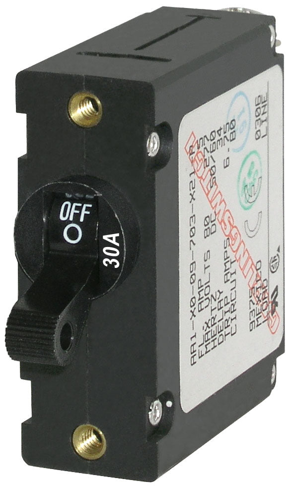 CIRCUIT BREAKER AA1TOGGLE 30A BLK