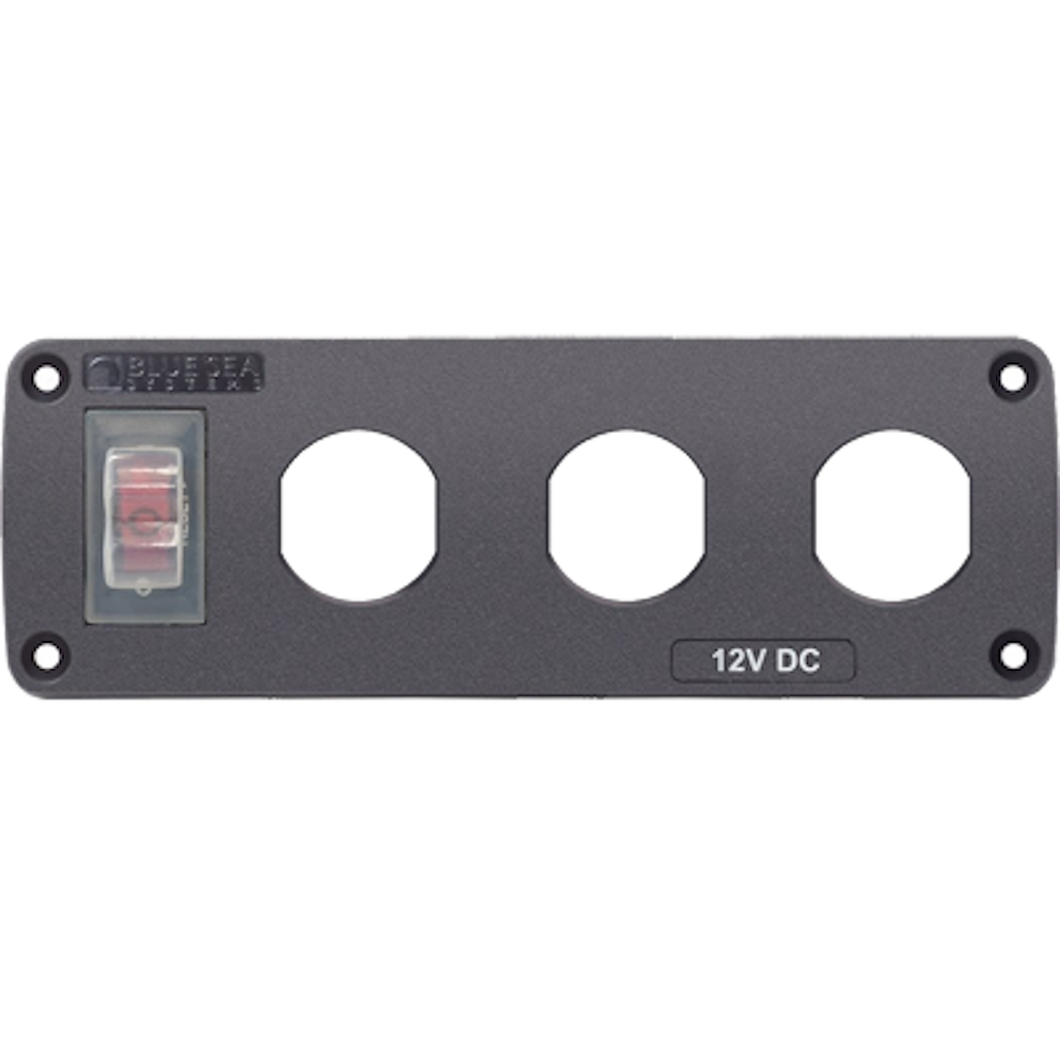 PANEL ACC H2O 3 SOCKET BLANK
