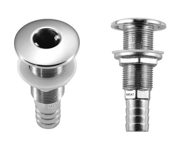 3/4' SS THRU HULL SKIN PK