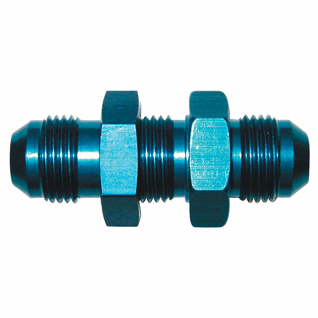 -6AN BLK ST BULKHEAD FLARE