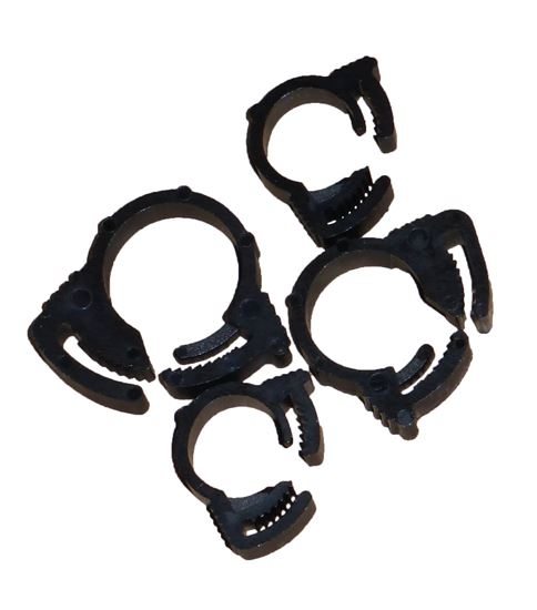 100PC ASSORT. NYLON RATCHET CLAMPS