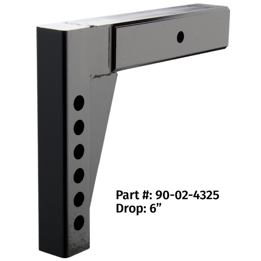 2-1/2' ADJUSTABLE SHANK 6' DROP/10'