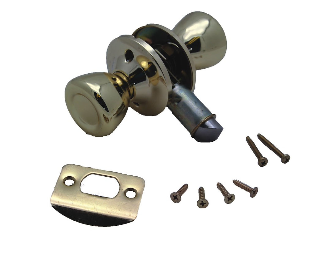 PASSAGE LOCK SET P/BRASS