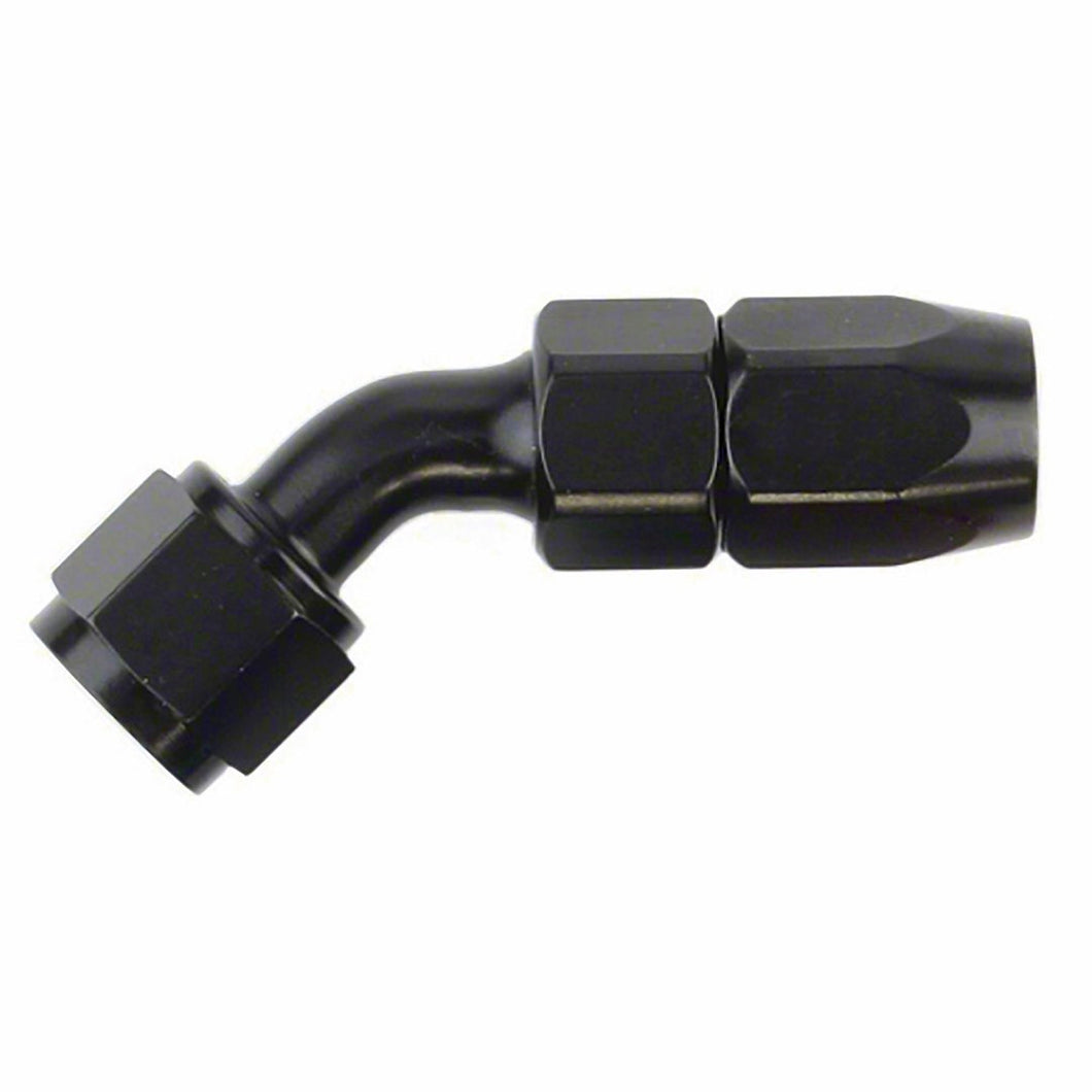 -4AN X 45  BLK HOSE END