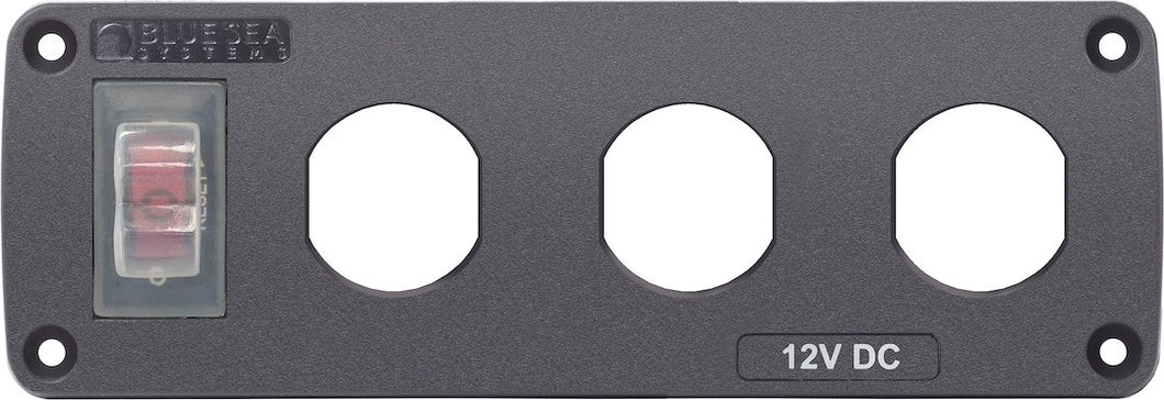 PANEL ACC H2O 3 SOCKET BLANK