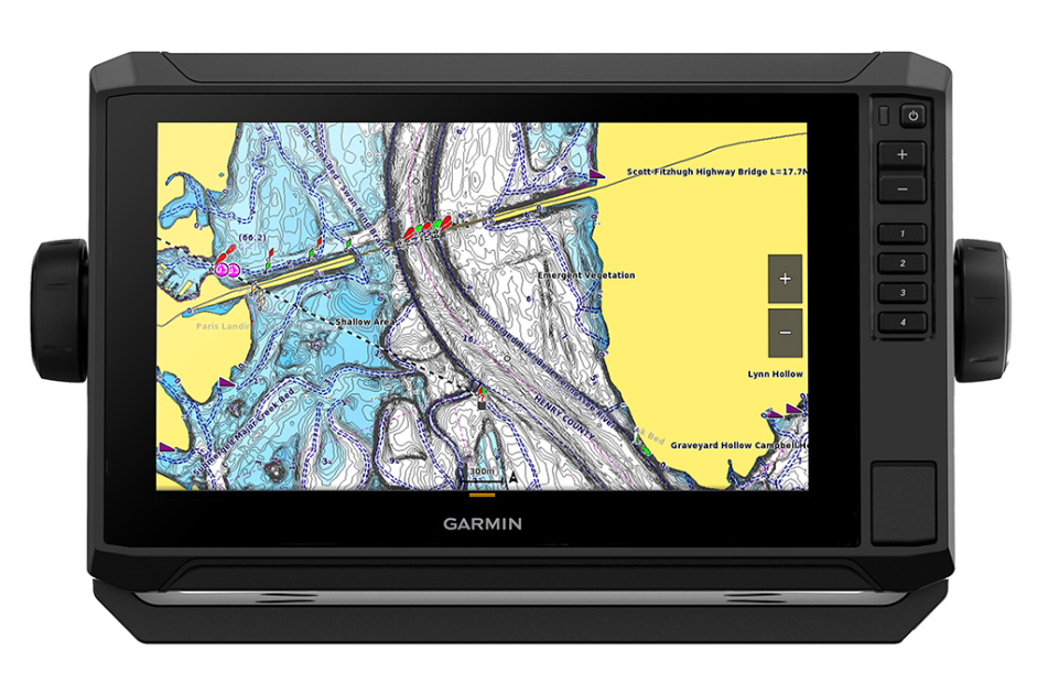 Garmin Echomap™ UHD2 73SV Chartplotter/Fishfinder Combo W/US Inland Maps &  GT54UHD-TM