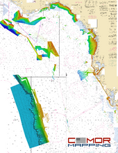 Load image into Gallery viewer, CMOR MAPPING WEST FLORIDA V2 3D For Simrad, Lowrance, B&amp;G, Mercury Vessel View
