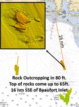 Load image into Gallery viewer, CMOR MAPPING GEORGETOWN - CAPE LOOKOUT For SIMRAD NSX
