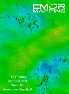 CMOR MAPPING SOUTH ATLANTIC (PREVIOUSLY NORTH FLORIDA, GEORGIA, AND SOUTH CAROLINA V2) 3D RELIEF SHADING CMOR CARD For SIMRAD NSX