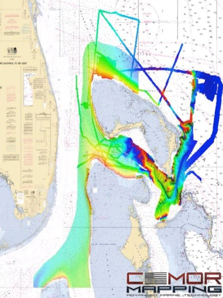 CMOR MAPPING BAHAMAS 3D RELIEF SHADING For SIMRAD NSX