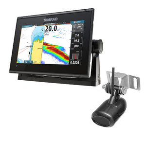 SIMRAD GO9 XSE COMBO W/TRANSOM MOUNT TRANSDUCER 83/200 KHZ