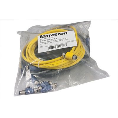MARETRON Cable-Starter-Kit, Powertap, Two Male Terminators, Two Tees, Two 2m and One 10m Micro Cables | CABLE-STARTER-KIT