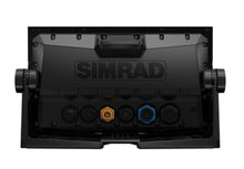 Load image into Gallery viewer, Simrad has plugins for different features such as, down, side, and 3 D structure scan. Echo, radar and auto pilot. Comes with mounting bracket and screws. This makes this unit ideal for fishing or cruising inshore, nearshore, and offshore. Great for yachts, center consoles, skiffs, flats boats, bay boats, sport fishes, pontoons, runabouts, and deck boats.
