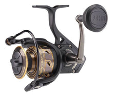 Load image into Gallery viewer, PENN Battle® III 5000 Spinning Reel has 6 Stainless Steel Ball Bearings Best Use for Saltwater Inshore Pelagic Species Saltwater Flats Surf/Pier Max drag of 25lb | 11.3kg Front Drag Gear Ratios of 5.6:1 Line Speed 36&quot; | 91cm Material Anodized Aluminum Maximum Test - Mono 225/12 200/15 135/20 Maximum Test - Braided	420/20 300/30 240/40 Retrieve Dual-Position Test / Yards	20 Pounds/135 Yards Warranty Details One Year Weight of 19.12 Ounces
