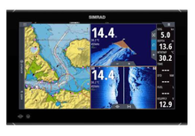 Load image into Gallery viewer, SIMRAD NSO evo3 19&quot; Multifunction Display. Is oerfect for finding structures on the bottom. With the 3D structure scan , Down scan, and side scan. Paired with your map makes this unit perfect for finding structure when fishing. Great for center consoles, yachts, sport fish boats, and more.
