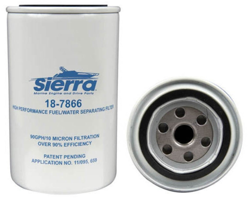 SIERRA18-7866 Extra Capacity Fuel Filter/Water Separator, 10 Micron
