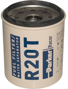 RACOR R20T Spin-On Fuel Filter/Water Separator For Series 230R, 10 Micron
