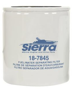 SIERRA 18-7845 Long Fuel Filter/Water Separator, 21-Micron