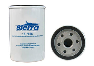 SIERRA 18-7865 Compact Fuel Filter/Water Separator, 10 Micron