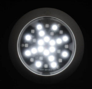 WEST MARINE 5 1/2" Waterproof LED Dome Light, Blue/White