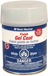 West Marine Non-Laminating Finish Gel Coat, White, Pint or Quart