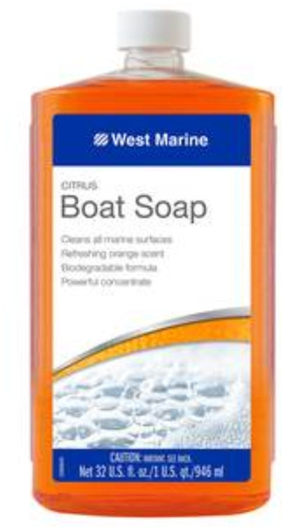 WEST MARINE Citrus Boat Soap, Quart