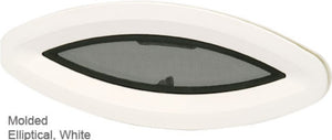 BOMAR Flagship Series Oval Molded Portlight, White