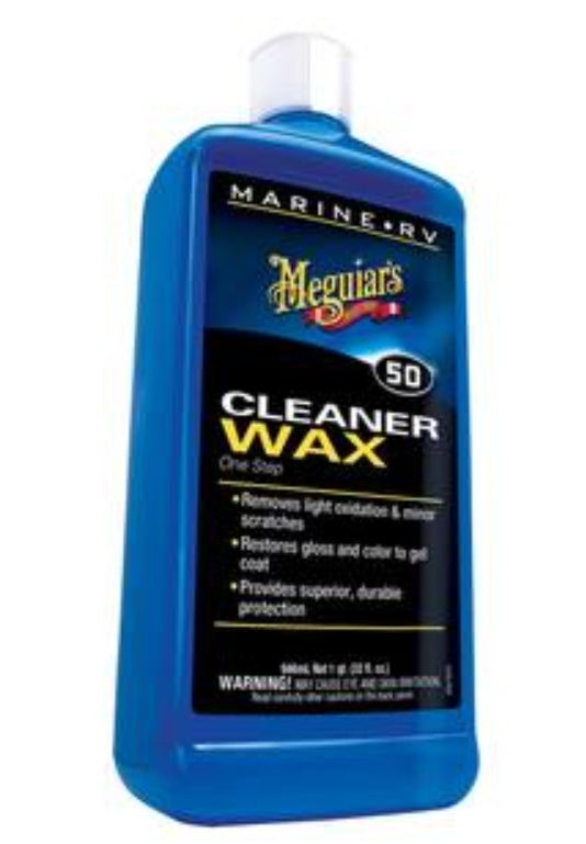 MEGUIARS #50 One-Step Cleaner/Wax, Quart