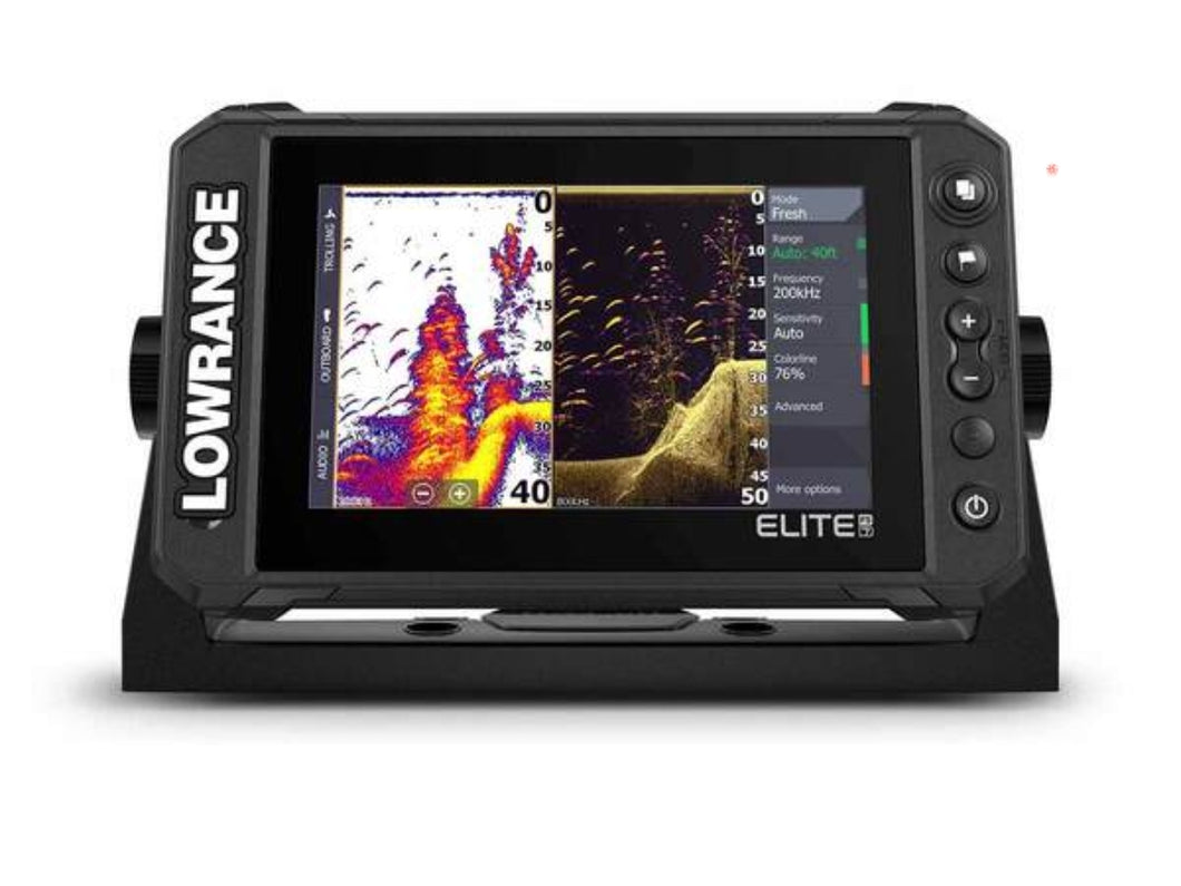 LOWRANCE Elite FS 9 Fishfinder/Chartplotter Combo with C-MAP Contour Charts, No Transducer