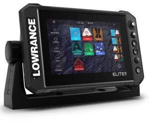 LOWRANCE Elite FS 7 Fishfinder/Chartplotter Combo with Active Imaging 3-in-1 Transducer and C-MAP Contour Charts