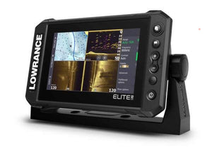 LOWRANCE Elite FS 7 Fishfinder/Chartplotter Combo with Active Imaging 3-in-1 Transducer and C-MAP Contour Charts