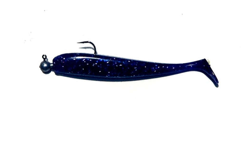 Anthony's Ocean Were On Prerigged 4 inch Purple Scented Paddle tail Lu –  D&B Marine Supplies