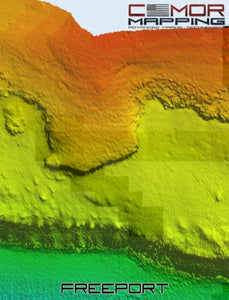 CMOR MAPPING BAHAMAS 3D RELIEF SHADING For Furuno