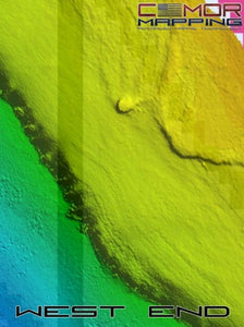 CMOR MAPPING BAHAMAS 3D RELIEF SHADING For Simrad, Lowrance, B&G, Mercury Vessel View