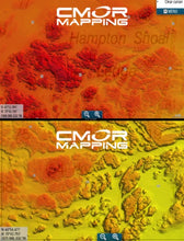 Load image into Gallery viewer, CMOR MAPPING GULF OF MAINE For Simrad, Lowrance, B&amp;G, Mercury Vessel View
