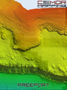 CMOR MAPPING BAHAMAS 3D RELIEF SHADING For Furuno