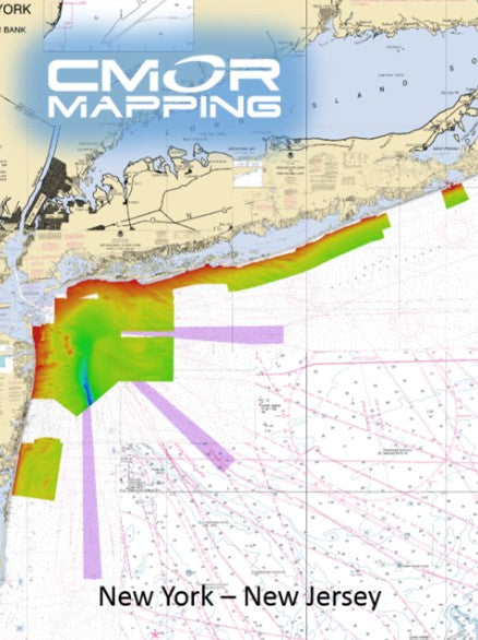 CMOR MAPPING NEW YORK - NEW JERSEY For Simrad, Lowrance, B&G, Mercury Vessel View