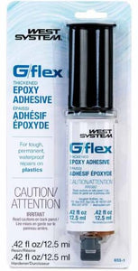 WEST SYSTEM G/Flex Thickened Epoxy Adhesive, 1 oz. Syringe