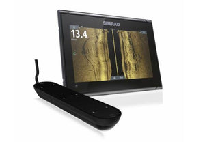 SIMRAD GO9 XSE Fishfinder/Chartplotter Combo with Active Imaging 3-in-1 Transducer and C-MAP Pro Discover Charts