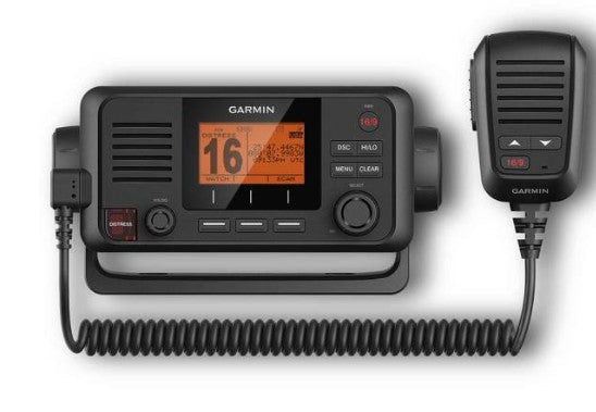 GARMIN VHF 115 Fixed-Mount Radio with Plug and Play via NMEA 2000® network