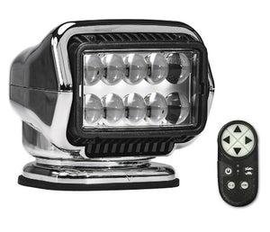 GOLIGHT STRYKER ST SERIES PORTABLE MAGNETIC BASE CHROME LED W/WIRELESS HANDHELD REMOTE
