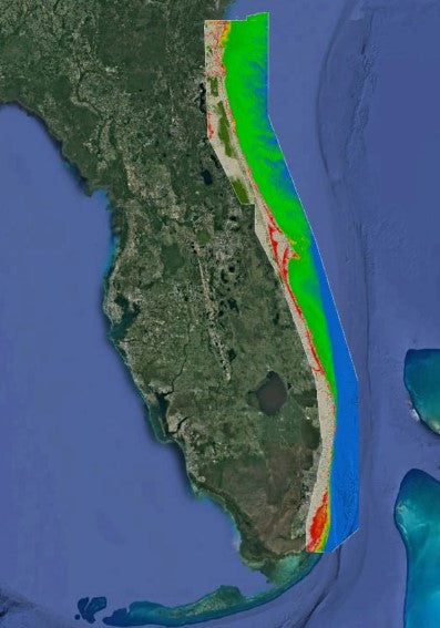 StrikeLines 3D Florida East Coast Beach Reefs