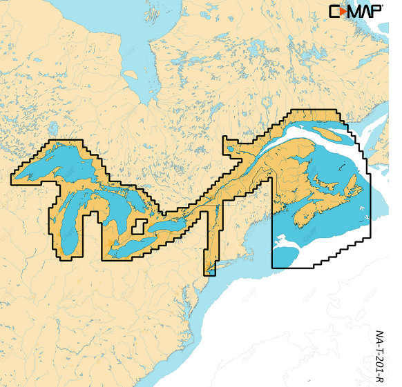 C-MAP REVEAL™ X - GREAT LAKES TO NOVA SCOTIA